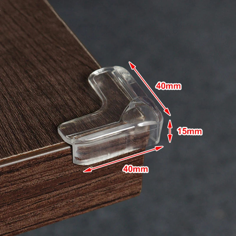 4Pcs/10PCS Children Baby Safety Silicone Protector Table Corner Edge Protection Cover Children Anticollision Edge Guards