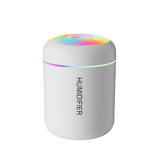 USB Air Humidifier LED Desktop Cool Mist Sprayer Aroma Diffuser Essential Oil Purifier for Home Bedroom - Shoppiline