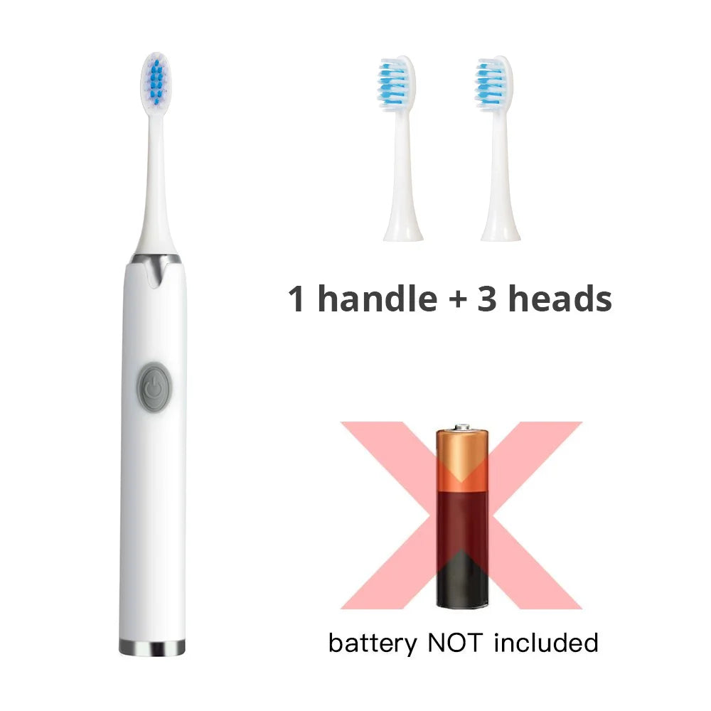 Tongwode Sonic Electric Toothbrush IPX7 Waterproof Adult Couple Home Use Soft Bristle Replaceable With 6 Tooth Brush Heads