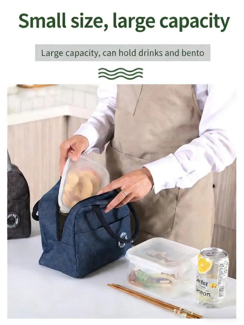 Insulated Lunch Bag Insulation Bento Pack Aluminum Foil Rice Bag Meal Pack Ice Pack Student Bento Lunch Handbag Insulation