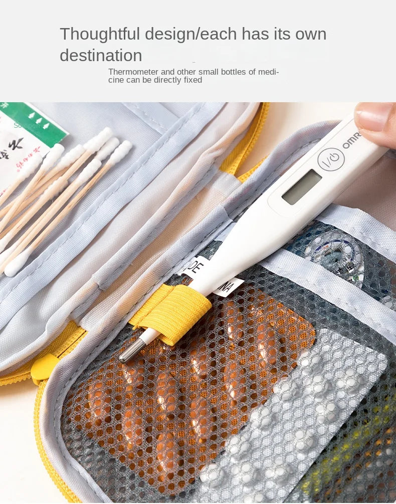 3-teiliges Set, tragbare medizinische Aufbewahrungstasche, Camping-Notfall-Erste-Hilfe-Set-Organizer, Reise-Tasche für Zuhause und Outdoor