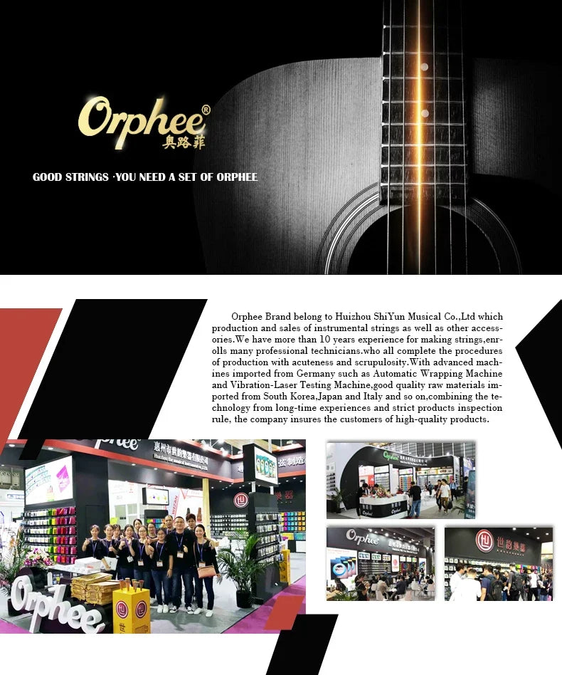 Orphee 1/5/10 Pcs Electric Guitar Strings Set RX Series Hexagonal Carbon Steel 6 String for Electric Guitar Accessories&Parts
