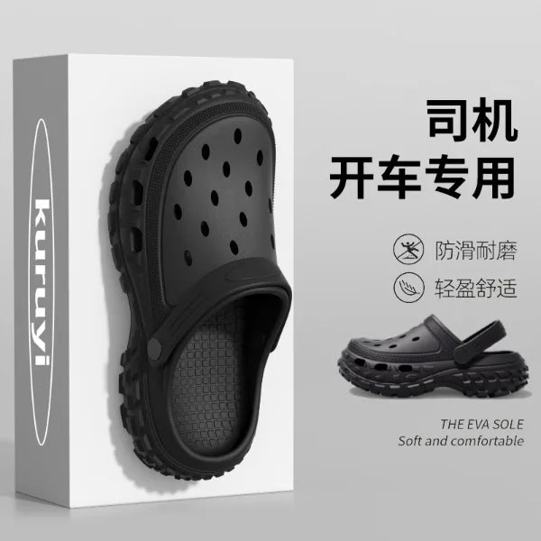 Summer Women Platform Sandals 2026 Closed Toe Non-Slip Beach Sandals Lightweight Soft Bottom for Home Comfortable Sandalias