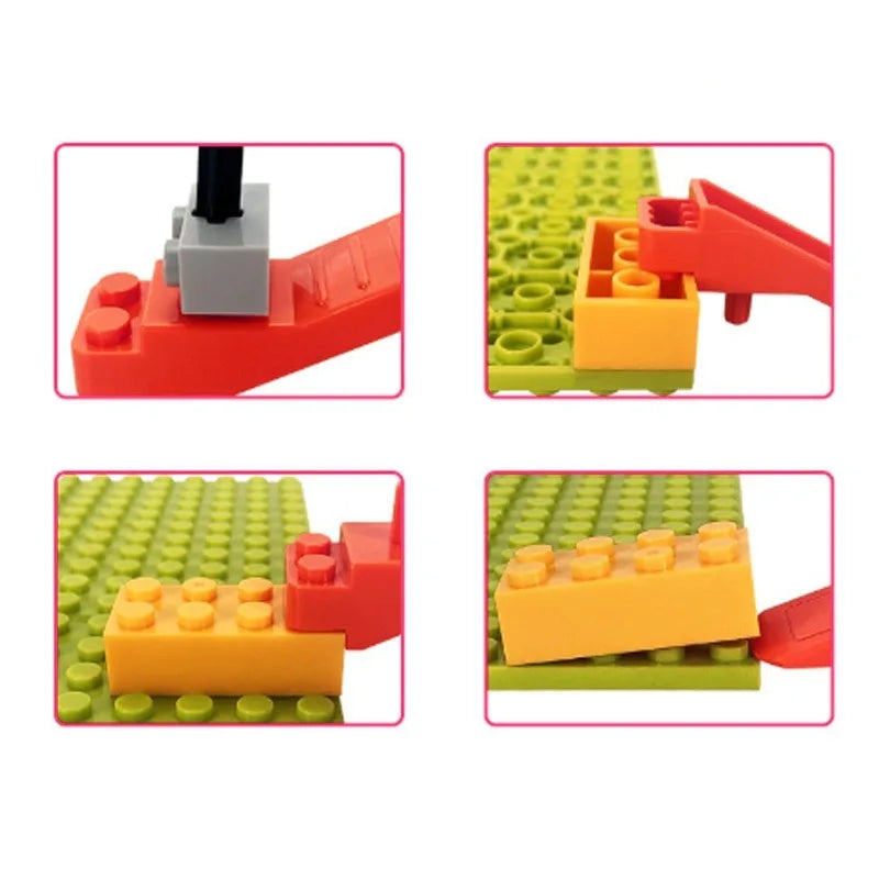 MOC Educational Building Blocks: Creative Construction Kit with Base Plate and Assembly Tool for Educational Puzzle Toys