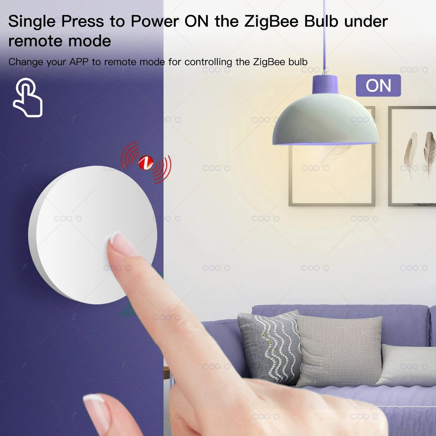 Ewelink Zigbee Smart Push Button Wireless Scene Switch App Remote Control Automation Scenario Switch Work with Zigbee2MQTT