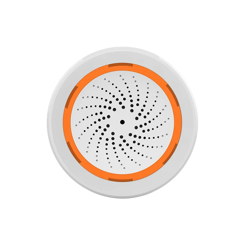 ONENUO Tuya Zigbee Smart Siren Alarm For Home Security with Strobe Alerts Support USB Cable Power and Built-in Battery - Shoppiline