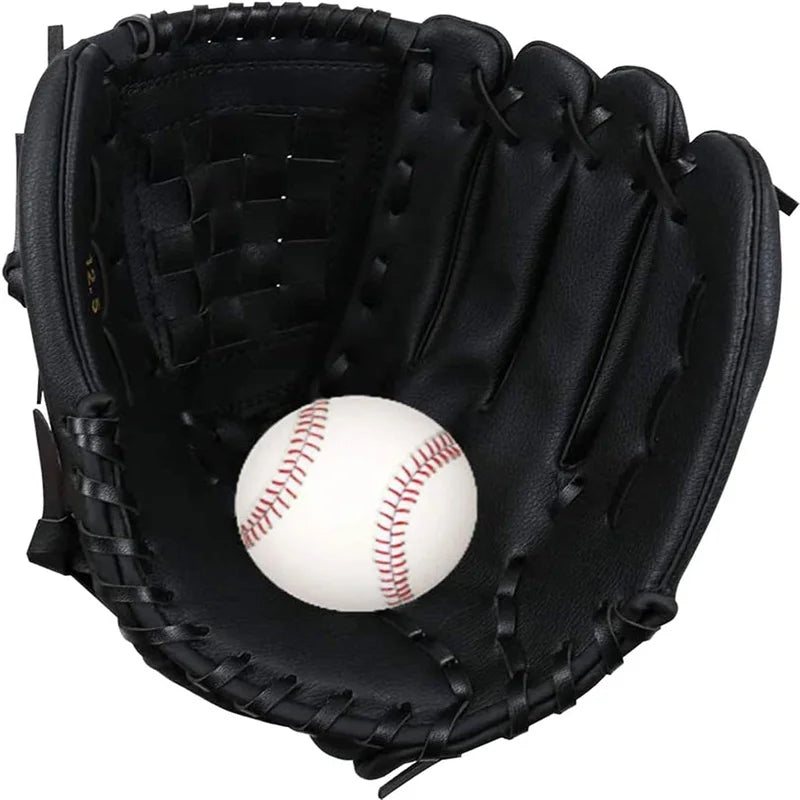 Outdoor camping sport Baseball Gloves Softball Practice Equipment Size 9.5 Left Hand For Kids/Adults Man Woman Training - Shoppiline