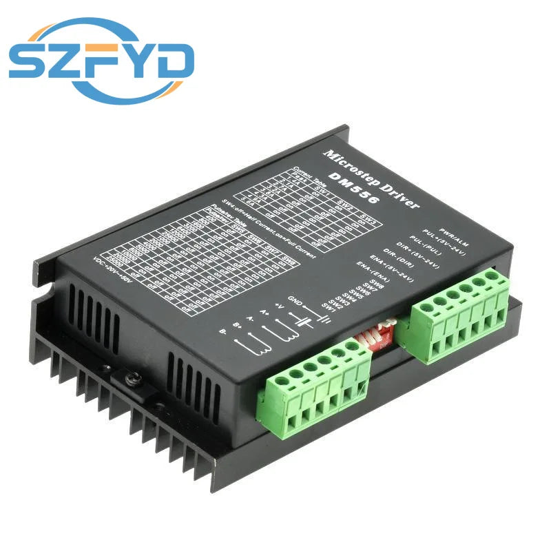 DM542/DM556 Microstep Motor Driver - For Nema17/Nema23 Stepper Motors - 20-50V DC, 1-5.6A - Shoppiline