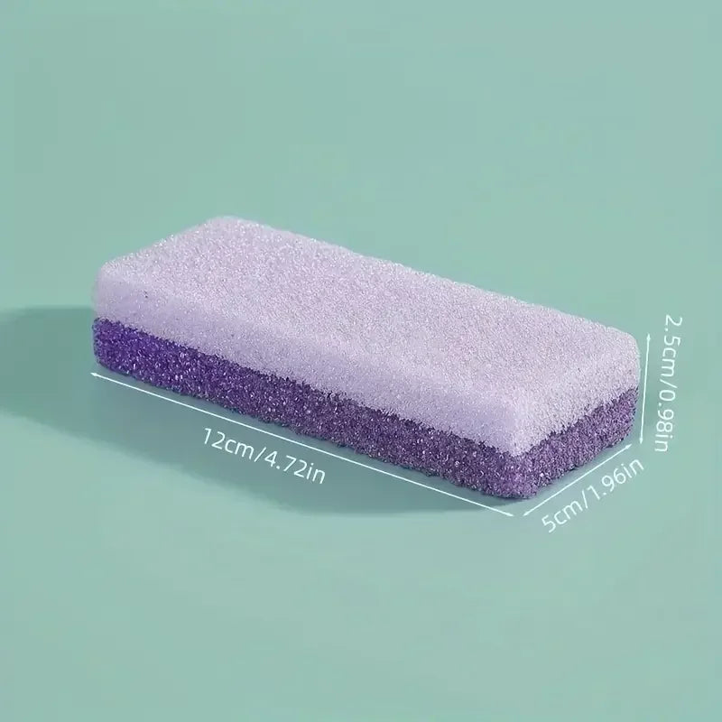 2PCS Pumice Stone Foot File for Callus & Dead Skin Removal – Pedicure Scrubber