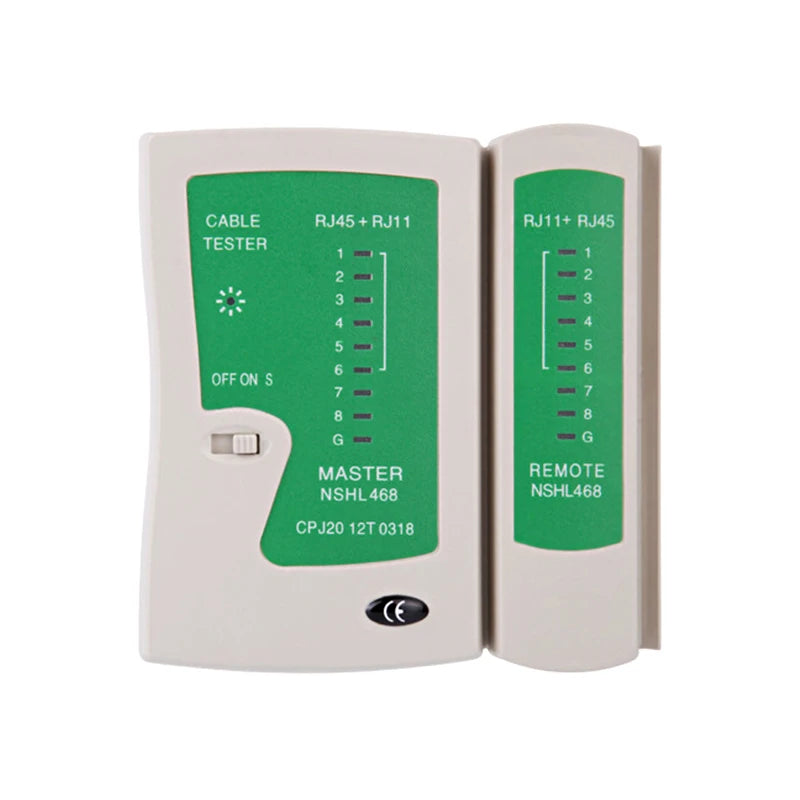 RJ45 Ethernet Cable Tester Network Lan Test Tool for 8P 6P LAN Cable RJ11 Telephone Cable Compatible with TP-Link D-Link Linksys