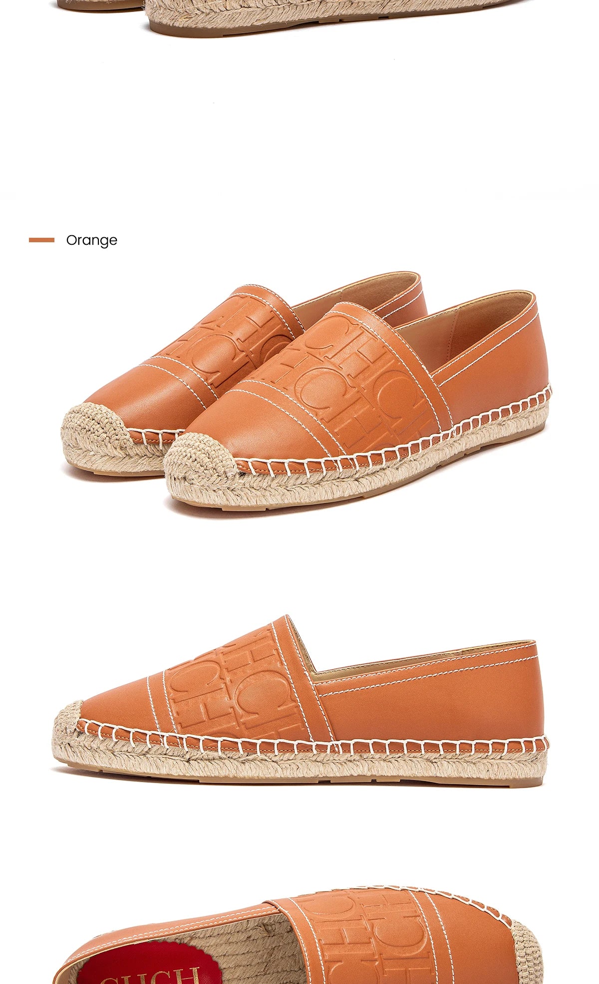 CHCH Women's Beach Shoes 2025 New Anti slip Handmade Hemp Bottom Flat Shoes Mommy Gift Casual Shoes