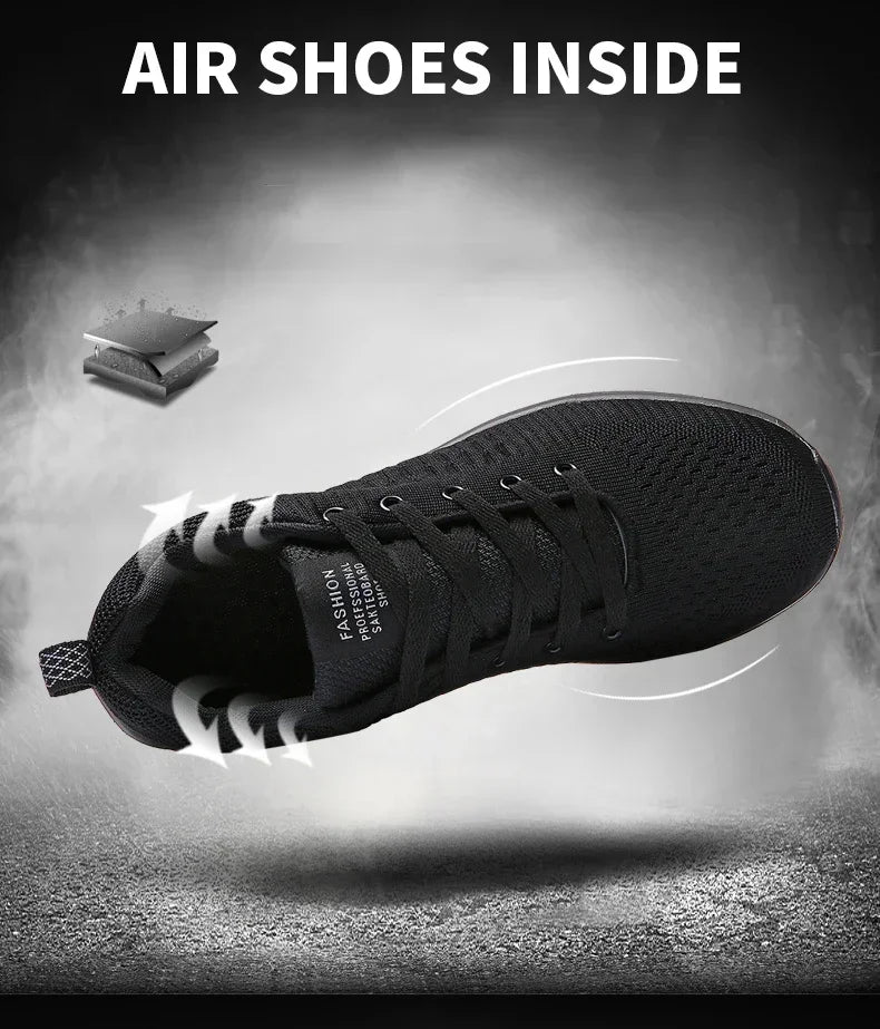 2026 Men Running Walking Knit Shoe Casual Sneakers Breathable Sports Running Athletic Gym Lightweight Outdoor Women Shoes Size