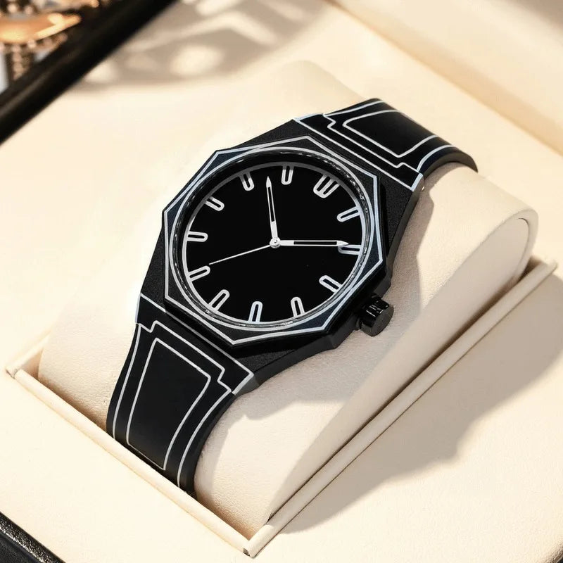 Men's watch, comic school high-value quartz watch