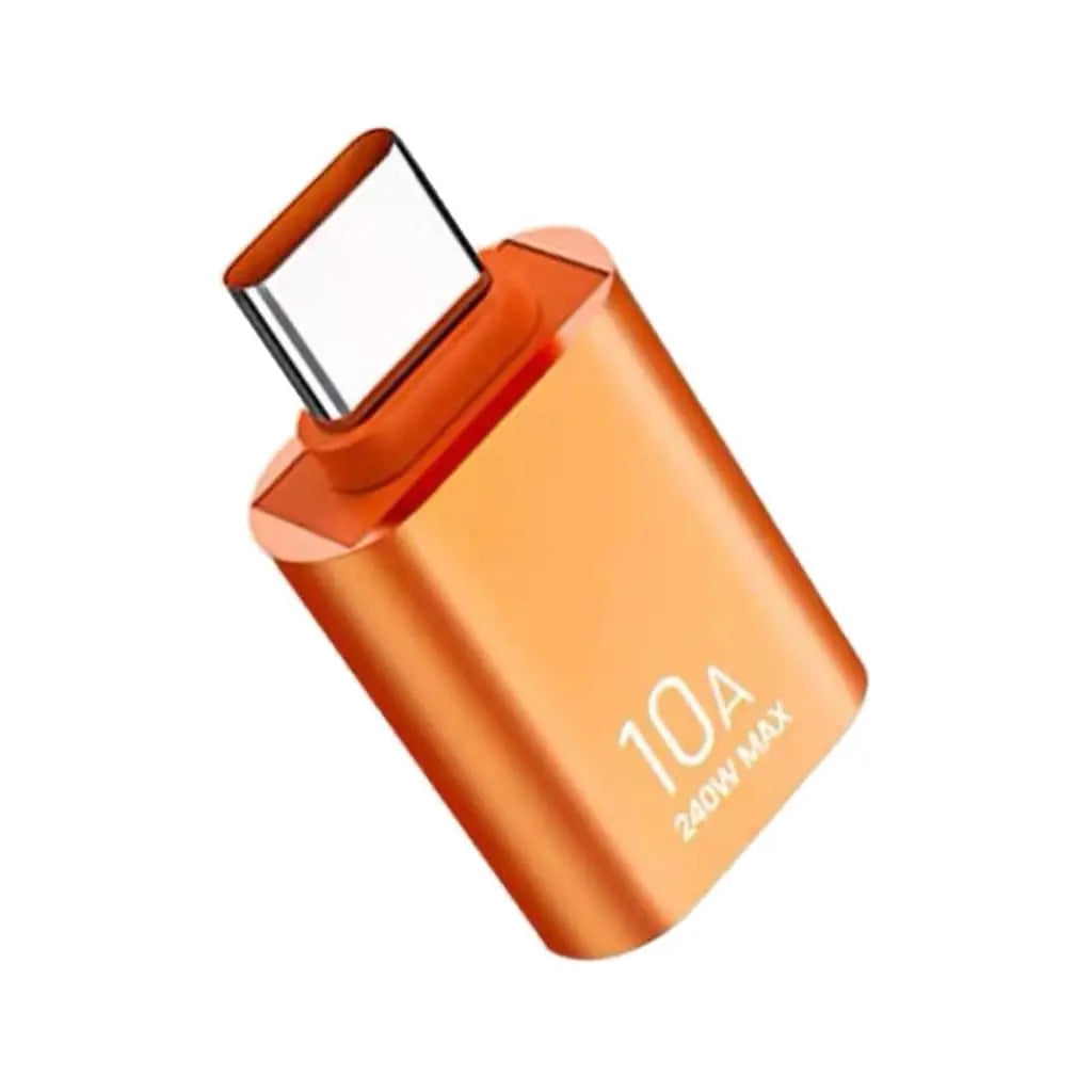 10A USB to Type C Adapter Fast Charging Connector Type C Male to USB Female Converter OTG for Laptop Xiaomi Samsung USB-C otg