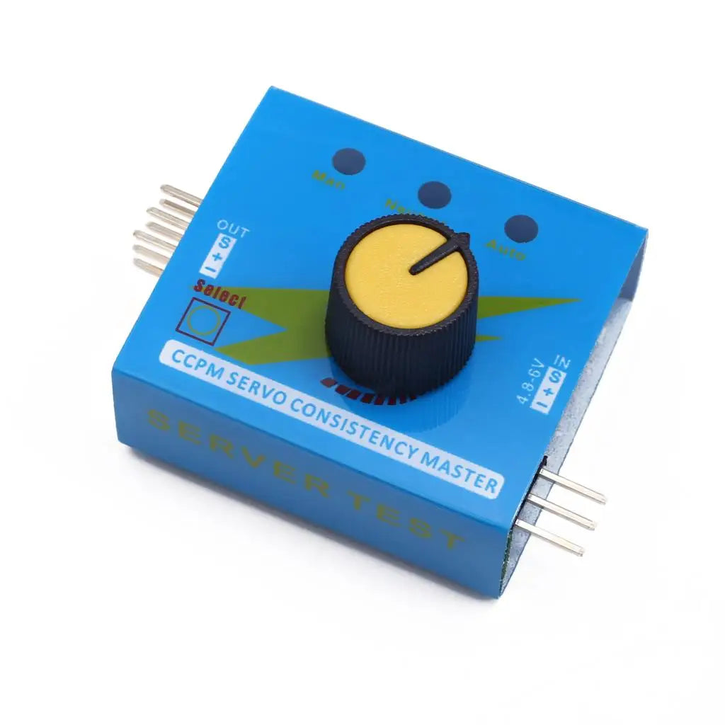 Testeur de Servo Test d'engrenage CCPM Vérificateur de cohérence Master 3CH 4.8-6V avec Voyant Lumineux