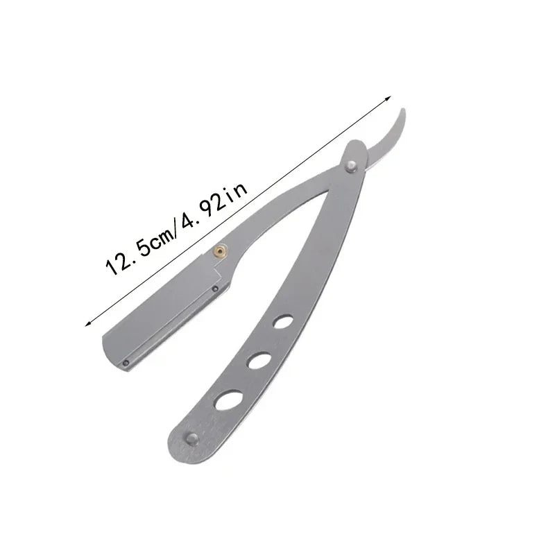 Barber Razor Edge Stainless Steel Shaver Men Professional Manual Shaver StraightFolding Shaving Shave With Blade