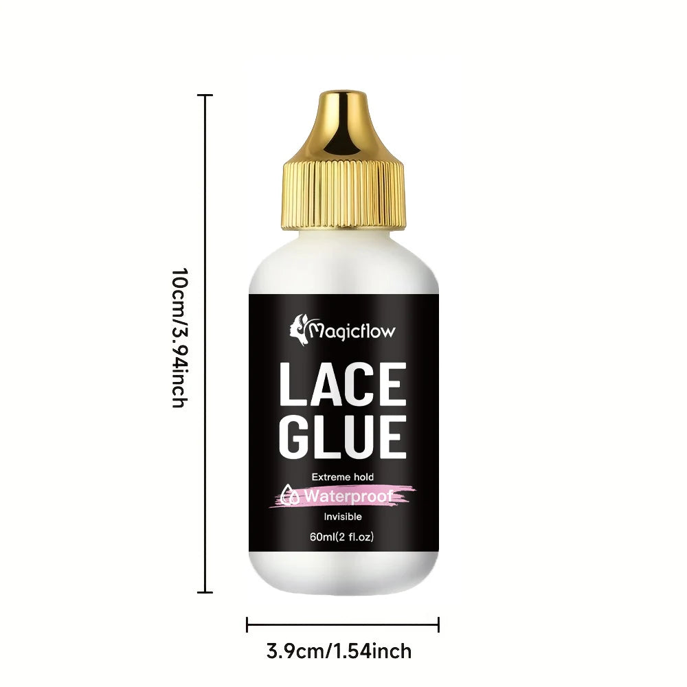 60ml/2fl.oz Wasserfester Perückenkleber für Lace-Perücken – Starker Halt, unsichtbar, schnell trocknend & leicht zu entfernen – Geruchloser Kleber für alle Perücken 2026