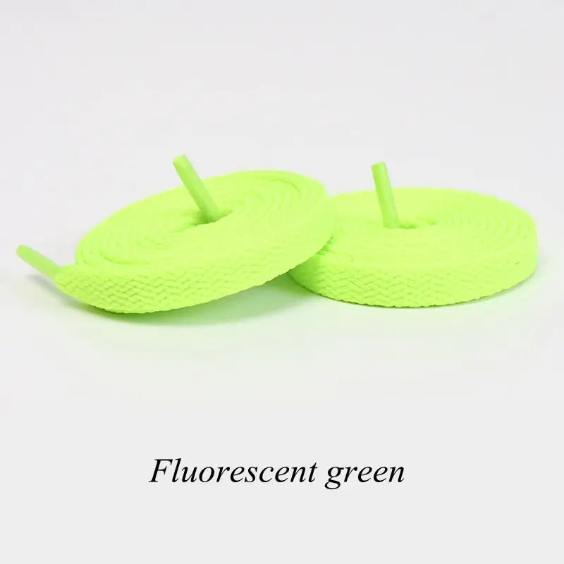 1Paar flache Schnürsenkel, klassische Qualität, Seilschnürsenkel, einfarbig, lässige Turnschuhe, Schnürsenkel, Schuhzubehör 100/120/140/160/180CM