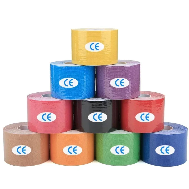 Sports Waterproof Kinesiology Tape Stickers Athletic Bandage  Tennis Gym