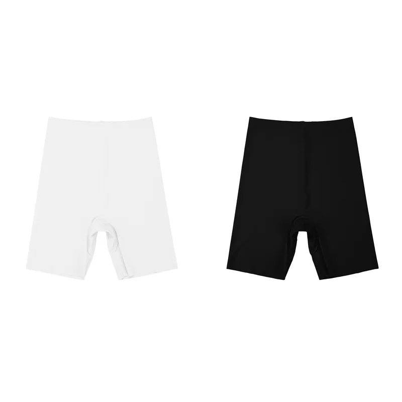 1Pc/4Pcs/Pack Hot Sale High Waist Women Long Leg Panty Comfortable Seamless Long Panties Tummy Tight Seamless Shorts Panties