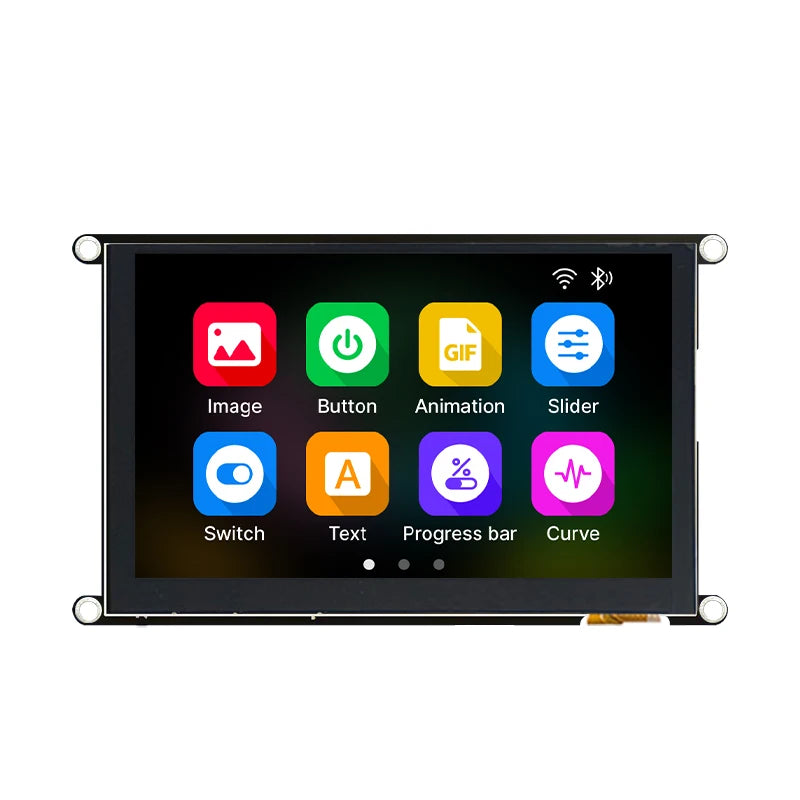 Guition ESP32S3 8M PSRAM 16M FLASH 5-inch IPS 800*480 high-definition LCD display module Capacitive touchwith WIFI and Bluetooth - Shoppiline