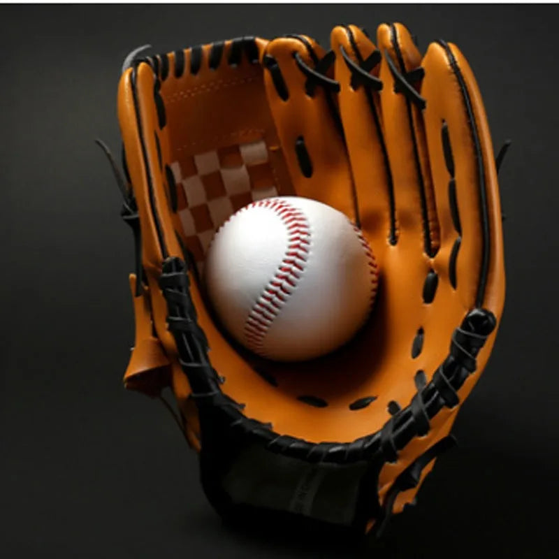 Outdoor camping sport Baseball Gloves Softball Practice Equipment Size 9.5 Left Hand For Kids/Adults Man Woman Training - Shoppiline