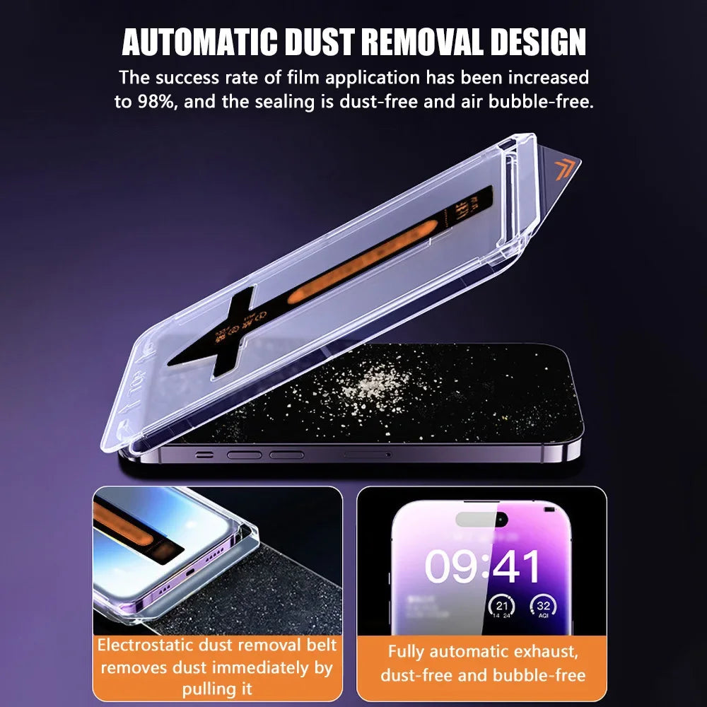 5PCS Anti-Peeping Tempered Glass For iPhone 17 16 15 13 12 11 Pro Max 17Air XR XS MAX Privacy Screen Protector Film - Shoppiline