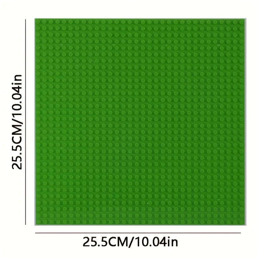 25.5*25.5cm 32x32 Baseplate Classic Building Blocks Base Plate Bricks Parts Compatible Building Blocks Teenagers Bricks Toys