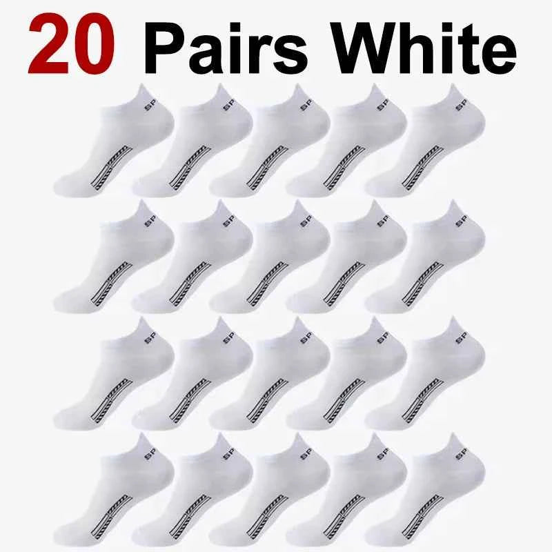 5/10/20 Pairs Men Solid Color Shallow Mouth Socks Spring Summer Mesh Breathable Odor Proof Sweat Absorbing Casual Boat Socks