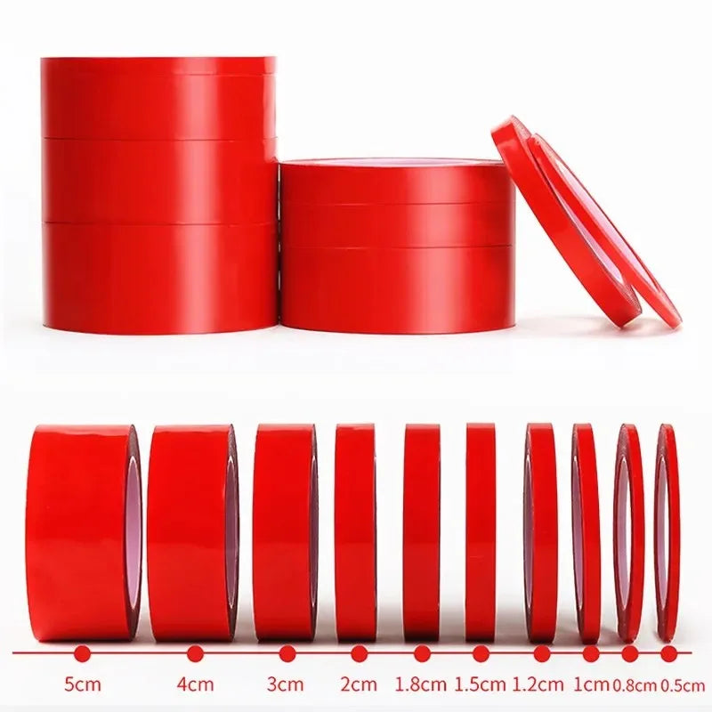 Double-Sided Adhesive Tape Nano Tape 3.3m /6/8/10/15/20/25/30Mm Width Transparent Tape Washable Adhesive Nano Traceless Sticker Glue