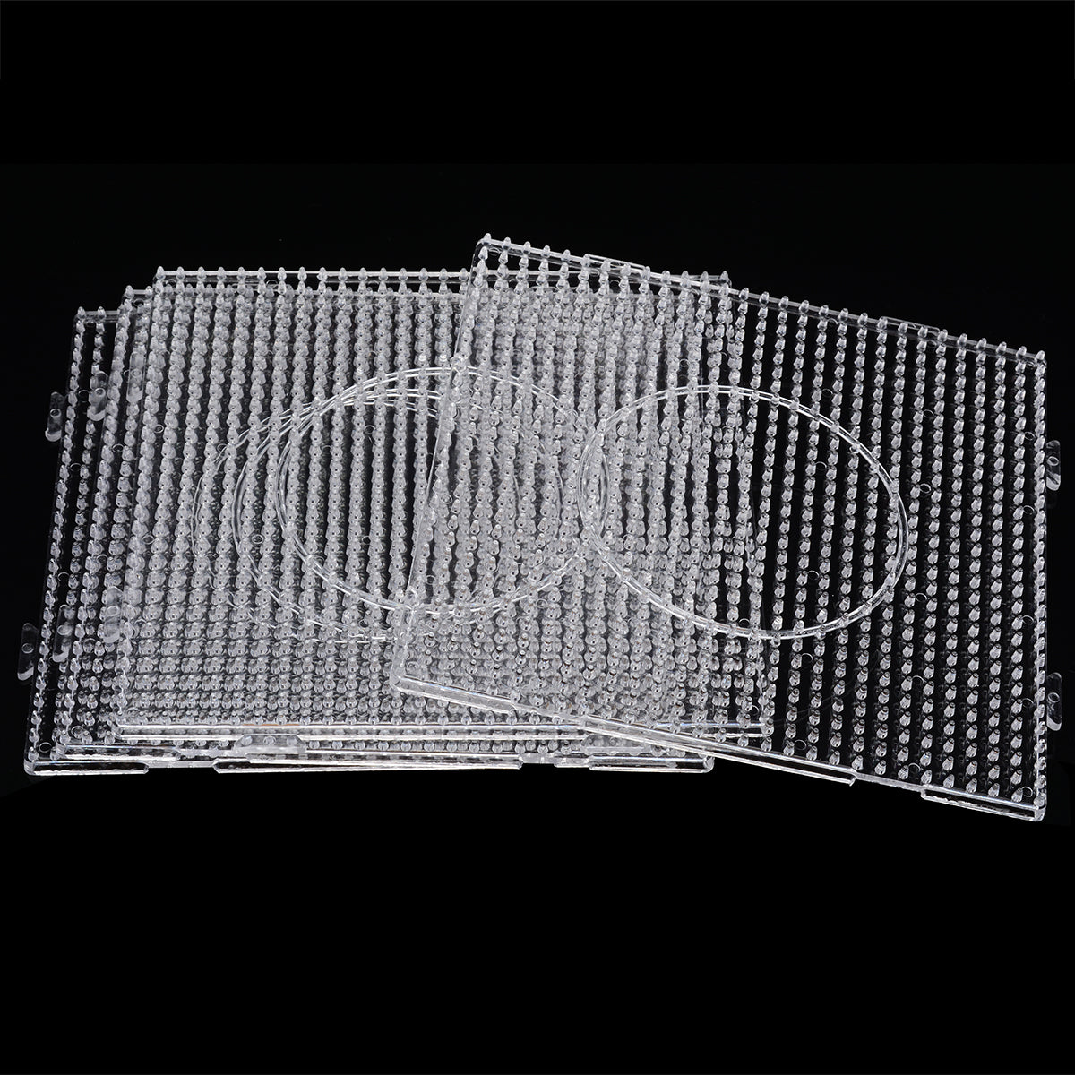 Clearance_2.6mm/5mm Perler Beads Square Pegboard 3D Puzzle Juguetes For Hama Bead Educational Toys for Children Jigsaw Puzzle Br