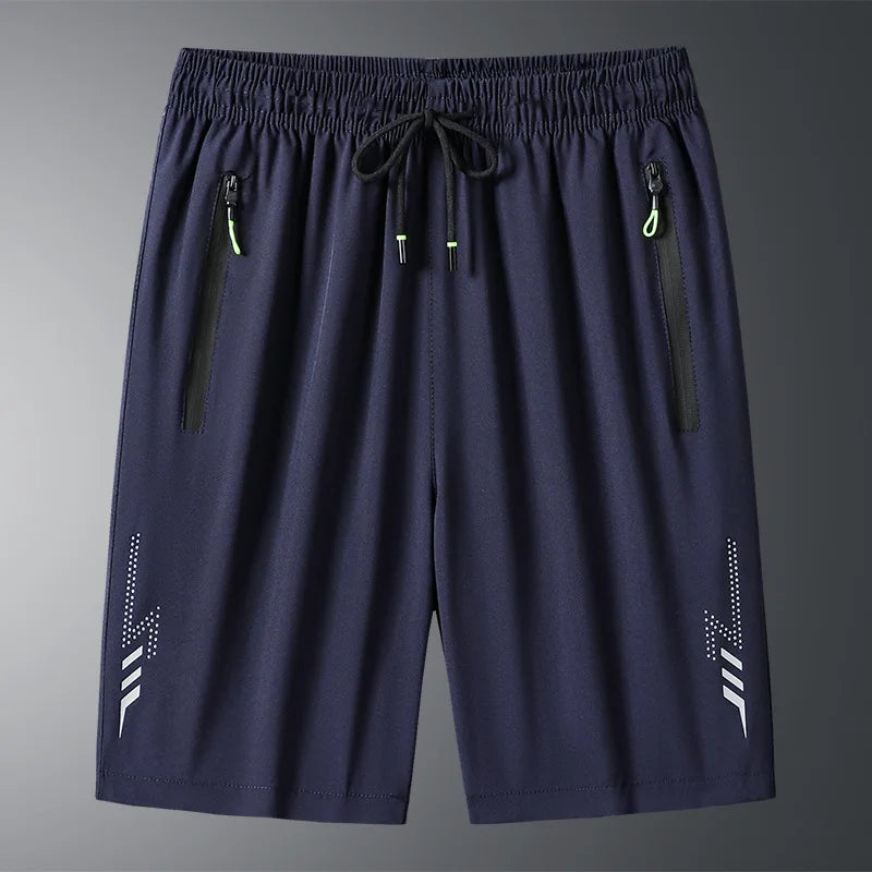 New Quick Dry Jogging Fitness Shorts Men Summer Sports Running Shorts Lightweight Bottoms Thin Breathable Beach Short Pants Male