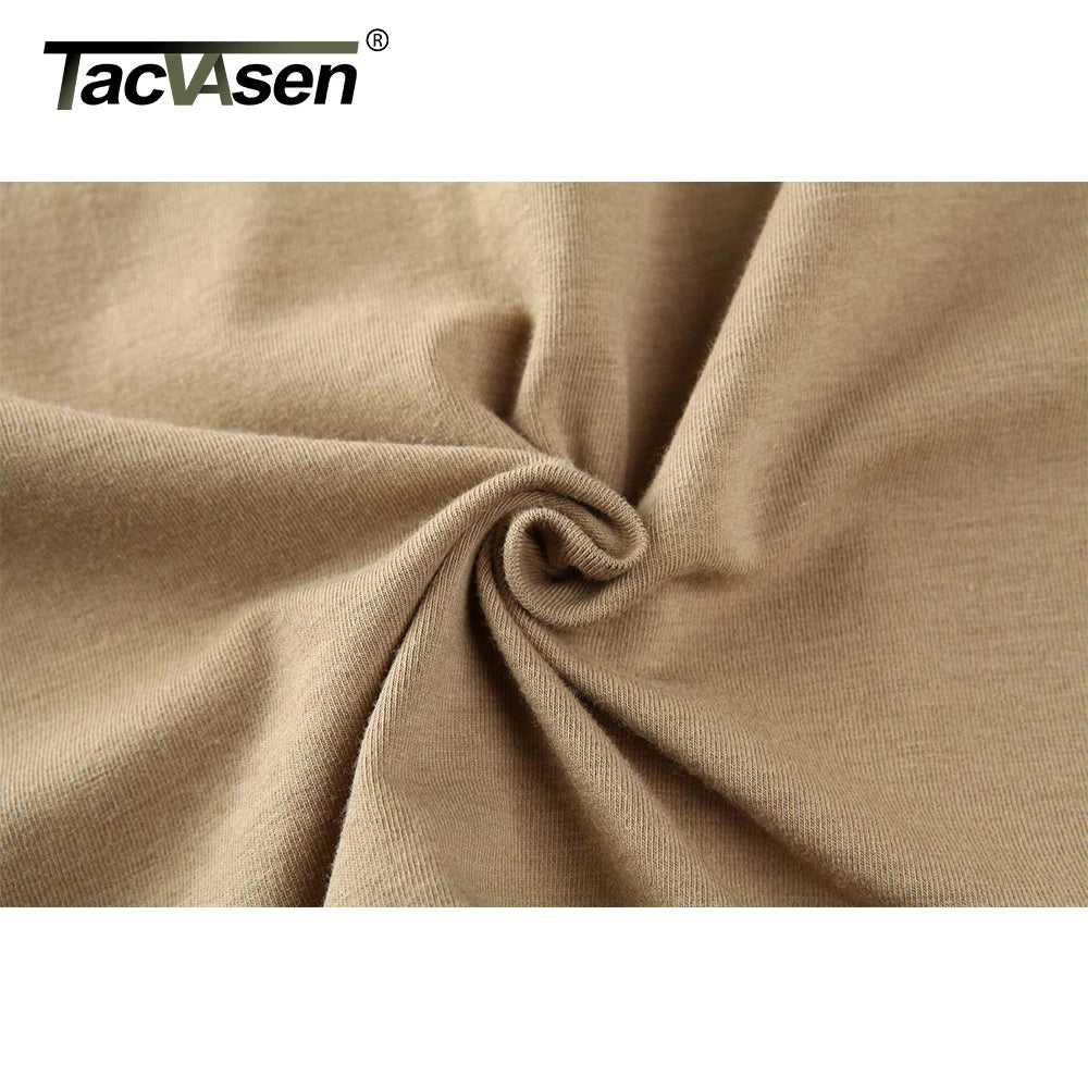 TACVASEN Men's Short Sleeve T-Shirts With Zipper Pockets Mens Summer Solid T Shirts Safari Tee Shirts Hiking Work Clothing - Shoppiline