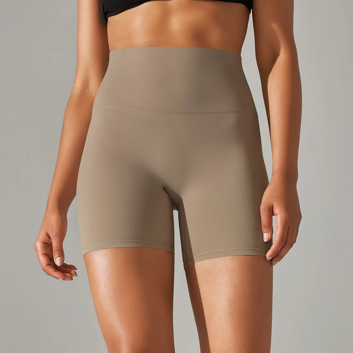 1PC Yoga Shorts Women Fitness Shorts Running Cycling Shorts Breathable Sports Leggings High Waist Summer Workout Gym Shorts
