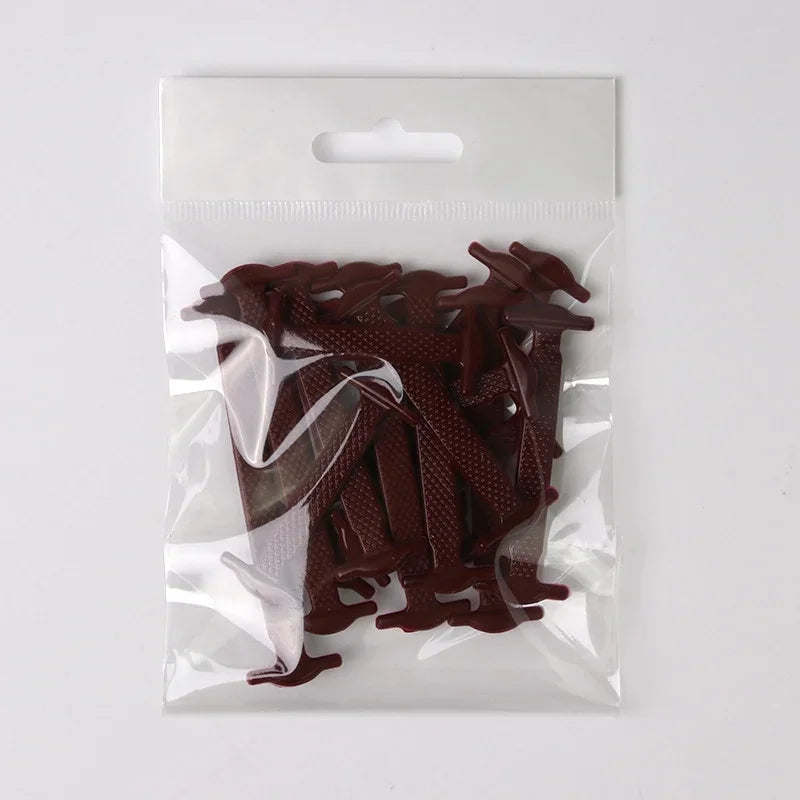 16er Pack Lazy Shoelace Silikon Quick Lace Elastische Damen Herren Kein Binden Kinder Erwachsene Turnschuhe Schnürsenkel Schnalle Schuhzubehör
