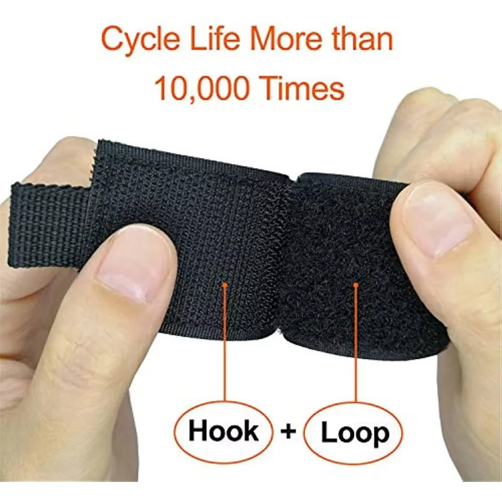 Heavy Cable Cord Storage with Triangle Buckle Wire Manager Power Cord Management Nylon Belt Keychain Straps for Cable Hoses