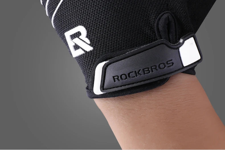 ROCKBROS Cycling Bike Gloves Half Finger Shockproof Breathable MTB Mountain Bicycle Sports Gloves Men Women Cycling Equipment - Shoppiline