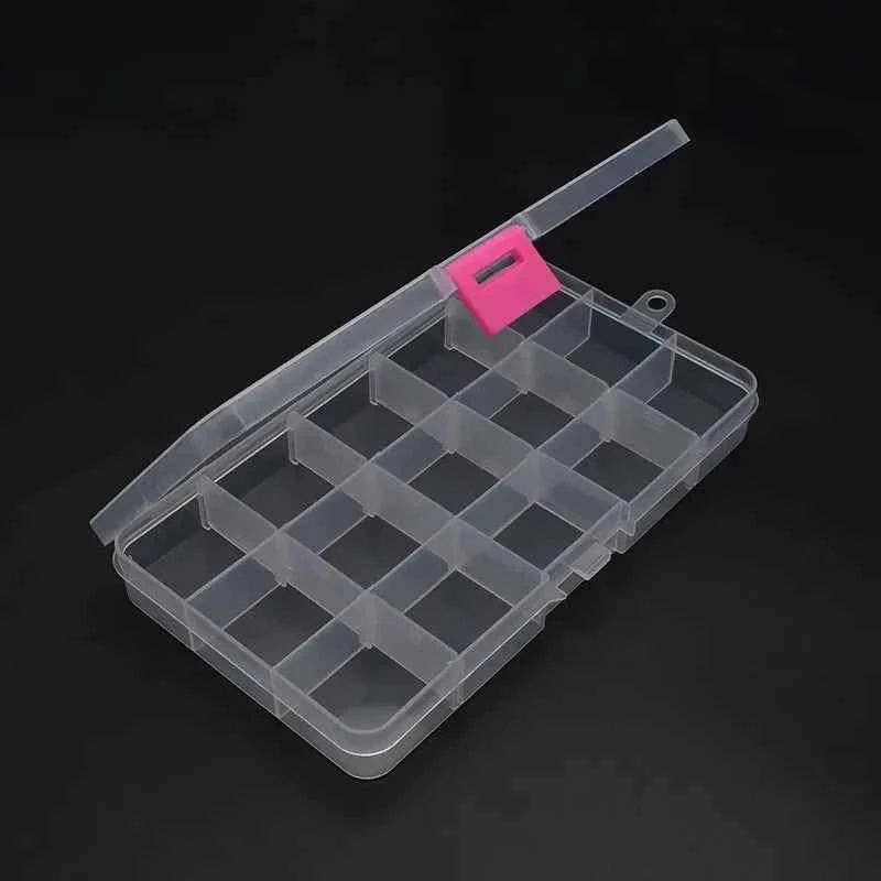 6–32 Compartment Plastic Storage Organizer Box for Beads, Jewelry & Craft Supplies