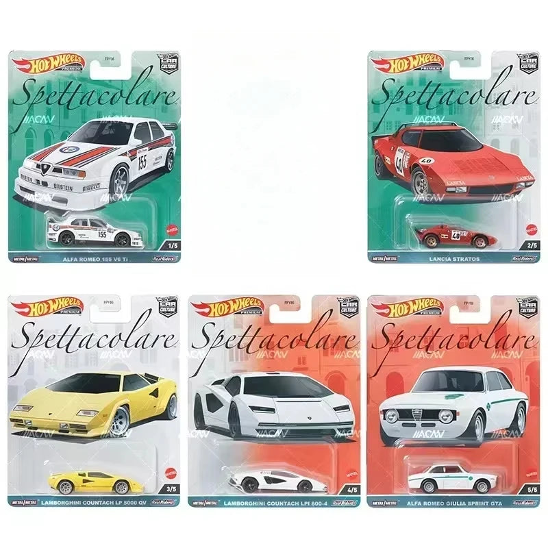 Original Hot Wheels Premium Models Car Culture Race Day Canyon Real Riders Audi Ford Mercedes C-class Toys for Boys 1/64 Vehicle