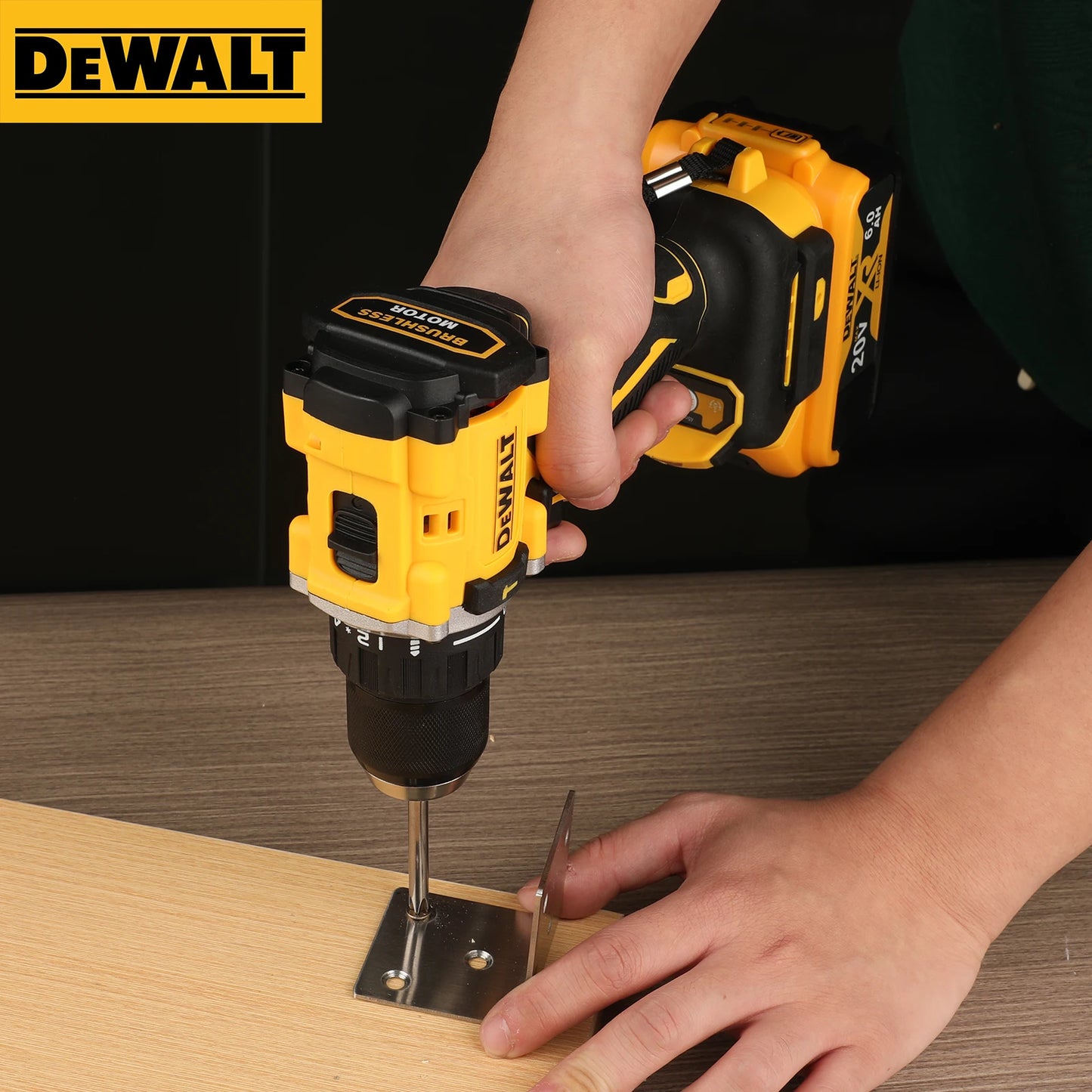 DEWALT Lithium Battery 20V Rechargeable Brushless Compact Electric Screwdriver Hand Drill Impact Drill DCD805 - Shoppiline