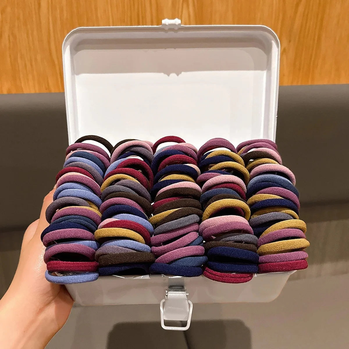 Colorful Ealstic Hair Ties for Girls Ponytail Hold Scrunchie Rubber Band women Fashion Hair Accessories elastic hair bands