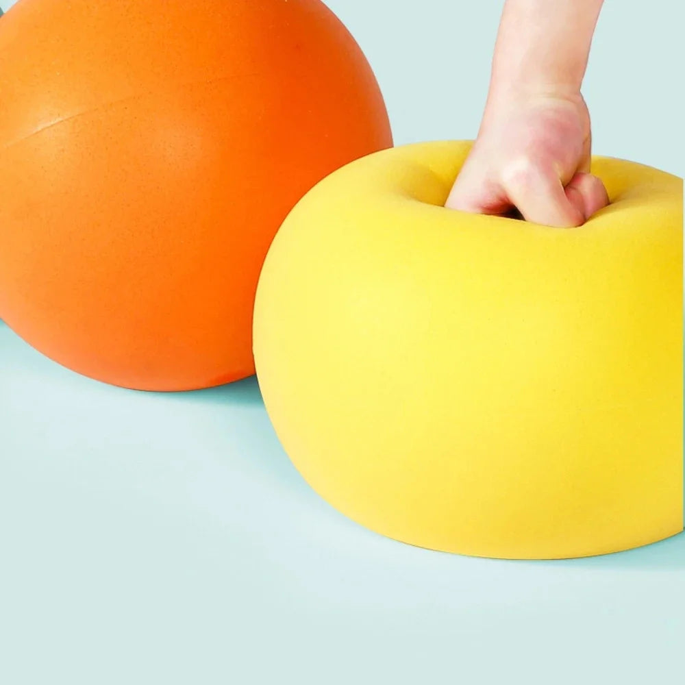 Foam Basketball Kids Silent Basketball Bouncing Mute Silent Ball Bounce Squeezable Mute Bouncing Basketball - Shoppiline