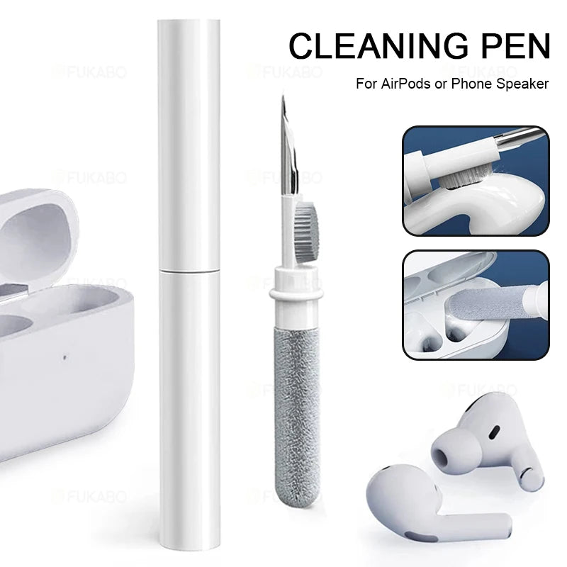 Bluetooth Earphones Cleaning Tool for Airpods Pro 3 2 1 Durable Earbuds Case Cleaner Kit Clean Brush Pen for Xiaomi Airdots 3Pro