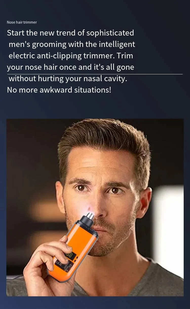 Nose Hair Trimmer Portable Trimmer for Nose Mini Nose and Ear Hair Trimmer Portable Nose Trimmer Rechargeable Trimmer for Man - Shoppiline