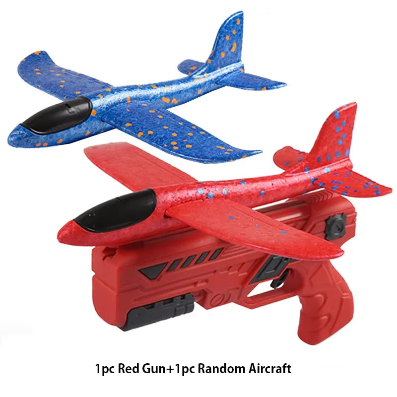 Children's Foam Ejection Aircraft Toys Parent-Child Interaction Outdoor Foam Aircraft Park