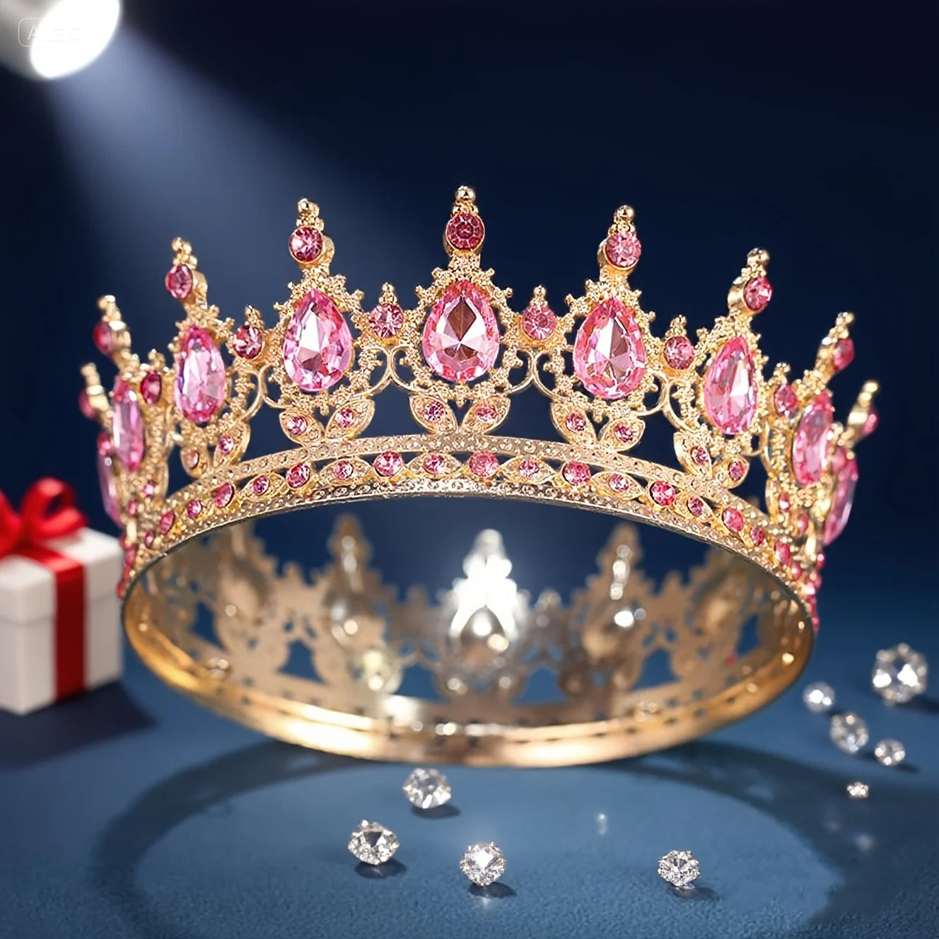 Baroque Crystal Tiaras And Crowns Headband For Women Party Prom Diadem Bridal Wedding Hair Accessories Jewelry Crown Tiara Gift