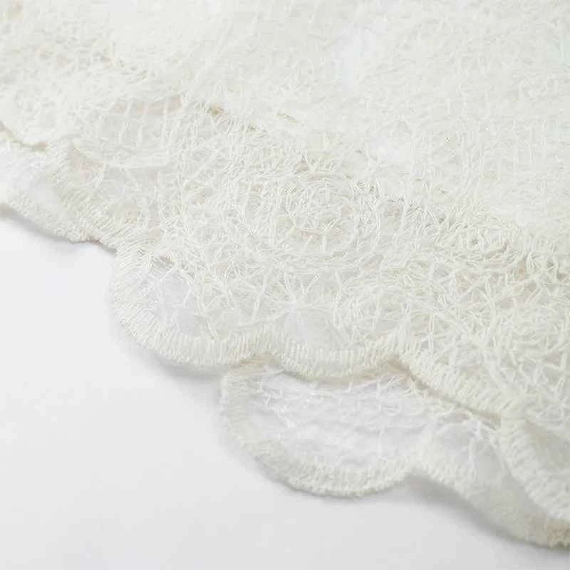Trendy Lady Hollow Out Lace Mini Dress Elegant 2025 New Long Sleeve Designs Chic High Neck Short Vestidos Autumn Club Night Gown