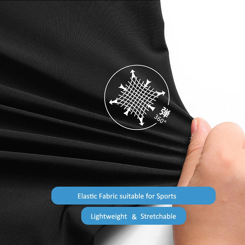 Summer Men's Shorts Cool Sportswear Running Sport Shorts Casual Bottoms Gym Fitness Training Jogging Short Pants Men Black Gray