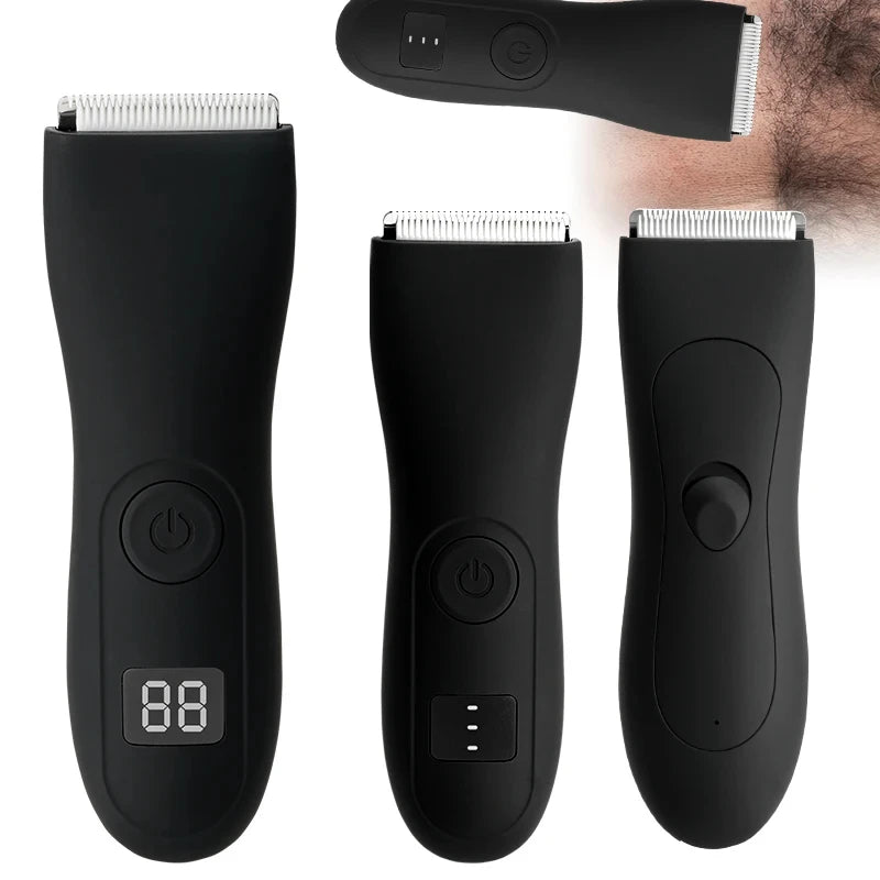 HOMEFISH Mens Body Hair Trimmer for Men Balls Women Lady Shaver Hair Removal Bikini Trimmer Groin & Body Shaver - Shoppiline