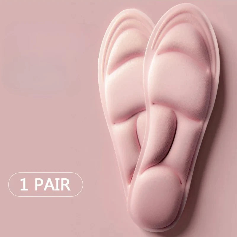 5D-Massage-Memory-Foam-Einlegesohlen für Schuhe, atmungsaktive Polstersohle, Sport-Laufeinlegesohlen für Füße, orthopädische Einlegesohlen